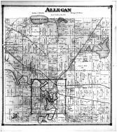 Allegan, Dumont Lake, Miner Lake, Wetmore Lake, Allegan County 1873 Microfilm